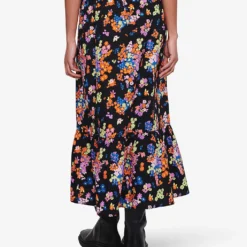 Hallow Floral-print Organic-cotton Maxi Skirt 10 Hallow Floral-print Organic-cotton Maxi Skirt -Default Template 2 R04129970 FLORALBRIGHTPRINT ALT03