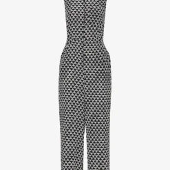 Whistles Checkerboard-pattern Ankle-length Woven Jumpsuit