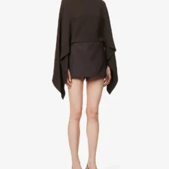 Valentino Open-back Skirt-overlay Silk Playsuit -Default Template 2 R04135629 EBANO ALT02