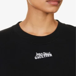 Jean Paul Gaultier Flowers Lace-up Cotton-jersey Sweatshirt 13 Jean Paul Gaultier Flowers Lace-up Cotton-jersey Sweatshirt -Default Template 2 R04137673 BLACK ALT05