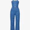 Paige Brooklyn Sleeve-less Stretch-woven Jumpsuit 1 Paige Brooklyn Sleeve-less Stretch-woven Jumpsuit -Default Template 2 R04144142 DELIA M