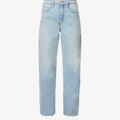 FRAME Le High ‘N’ Tight Wide-leg High-rise Recycled Cotton-blend Denim Jeans