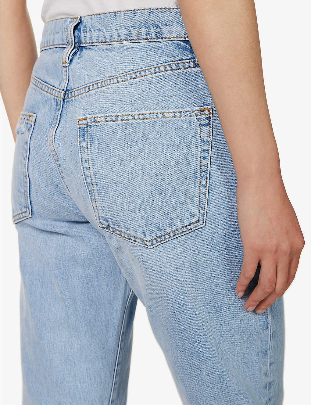 FRAME Le Slouch Straight-leg Low-rise Cotton And Recyled-cotton Blend Denim Jeans 8 FRAME Le Slouch Straight-leg Low-rise Cotton And Recyled-cotton Blend Denim Jeans - Image 6