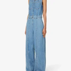 FRAME Sleeveless Wide-leg Denim Jumpsuit -Default Template 2 R04146429 HAPPYINDIGO ALT02