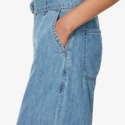 FRAME Sleeveless Wide-leg Denim Jumpsuit -Default Template 2 R04146429 HAPPYINDIGO ALT05