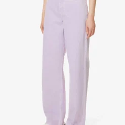 FRAME Le High ‘N’ Tight Wide-leg High-rise Jeans -Default Template 2 R04146443 WASHEDLILAC ALT02