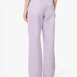 FRAME Le High ‘N’ Tight Wide-leg High-rise Jeans -Default Template 2 R04146443 WASHEDLILAC ALT03
