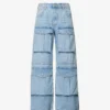 AGOLDE Tex Wide-leg Organic-denim-blend Jeans