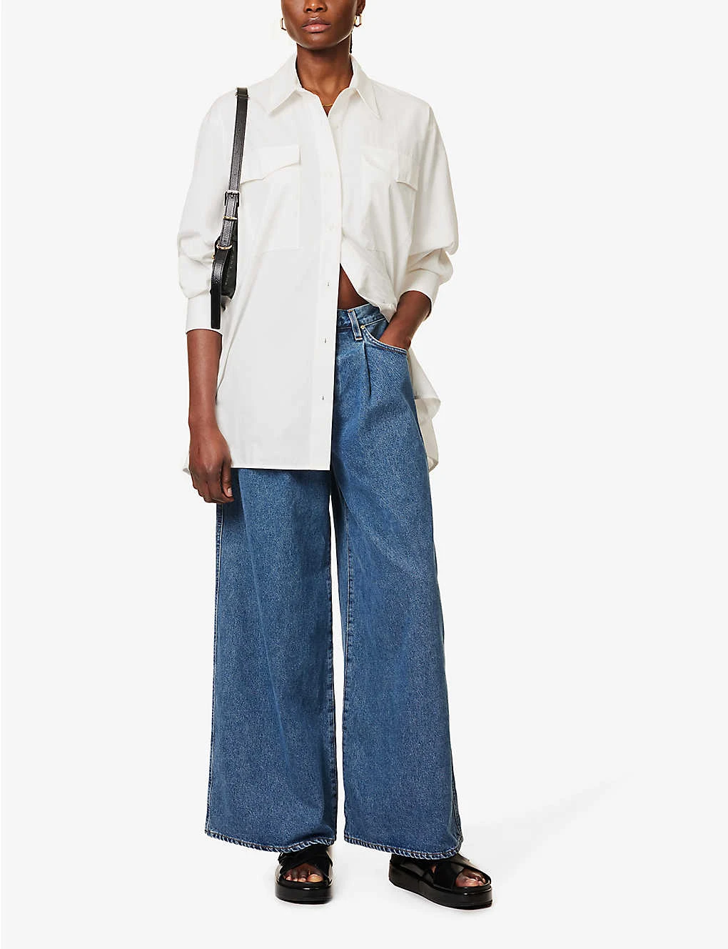 The Atticus Wide-leg High-rise Jeans 4 The Atticus Wide-leg High-rise Jeans - Image 2