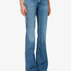 Straight-leg Mid-rise Jeans 10 Straight-leg Mid-rise Jeans -Default Template 2 R04149025 BLUE ALT02