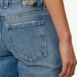 Straight-leg Mid-rise Jeans 12 Straight-leg Mid-rise Jeans -Default Template 2 R04149025 BLUE ALT04