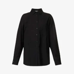 Emery Relaxed-fit Cotton And Linen-blend Shirt -Default Template 2 R04149652 BLACK M