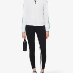 Fox Techflex Striped-trim Stretch-recycled Polyester Jacket -Default Template 2 R04150048 WHITETEALWHITETEAL ALT01