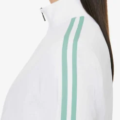 Fox Techflex Striped-trim Stretch-recycled Polyester Jacket -Default Template 2 R04150048 WHITETEALWHITETEAL ALT04