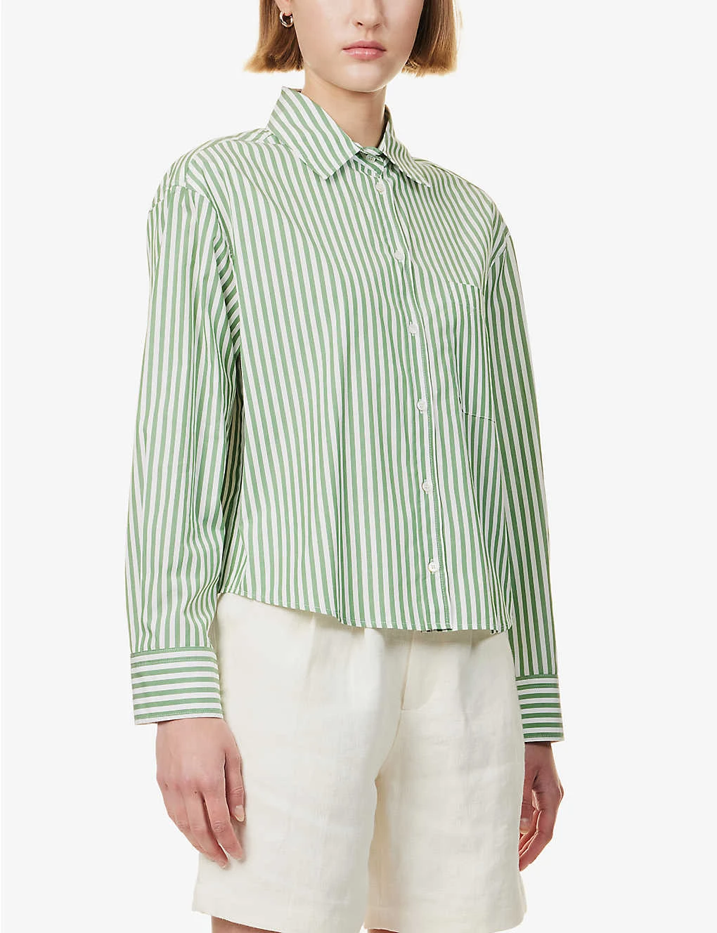 Weekend Max Mara Perak Striped Cotton Shirt 5 Weekend Max Mara Perak Striped Cotton Shirt - Image 3