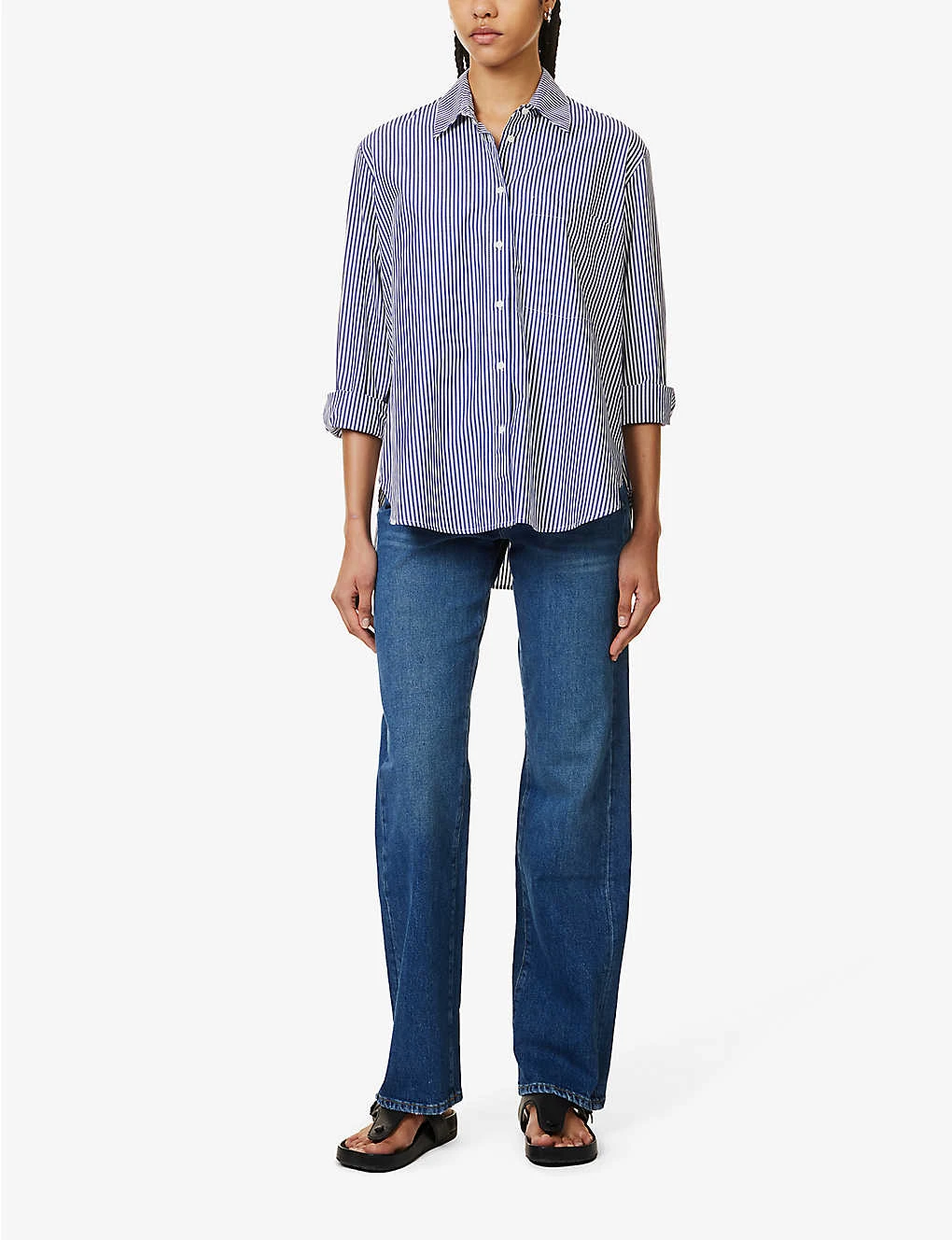 7 For All Mankind Tess Straight-leg High-rise Stretch-denim Jeans 4 7 For All Mankind Tess Straight-leg High-rise Stretch-denim Jeans - Image 2