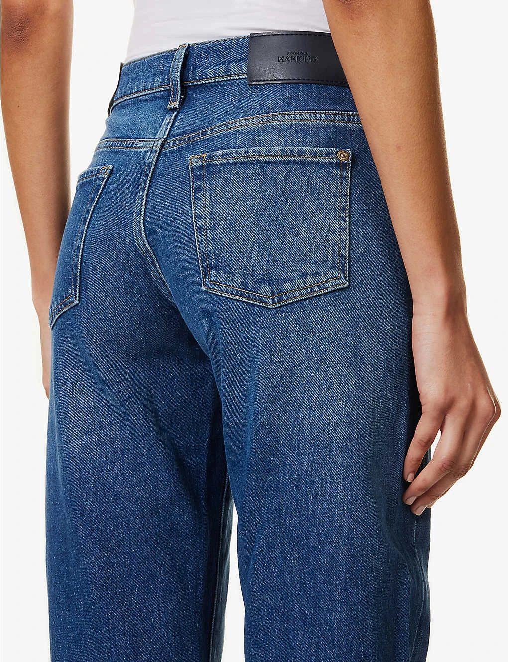 7 For All Mankind Tess Straight-leg High-rise Stretch-denim Jeans 7 7 For All Mankind Tess Straight-leg High-rise Stretch-denim Jeans - Image 5