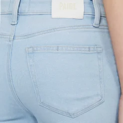 Paige Leenah Flared Mid-rise Denim-blend Jeans -Default Template 2 R04153161 INDIGOGLITZCOATING ALT05