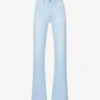 Paige Leenah Flared Mid-rise Denim-blend Jeans -Default Template 2 R04153161 INDIGOGLITZCOATING M