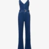 Paige Leenah Halterneck Flared-leg Stretch-denim Jumpsuit -Default Template 2 R04153193 MONTREUX M