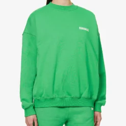 Resort Logo-print Cotton-jersey Sweatshirt -Default Template 2 R04153624 KELLYGREEN ALT02