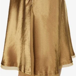 Vince Mid-rise Flared-hem Satin Midi Skirt -Default Template 2 R04154642 NILE ALT04