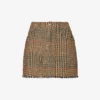 STELLA MCCARTNEY Tweed Frayed-hem Wool-blend Mini Skirt -Default Template 2 R04160779 CAMEL M