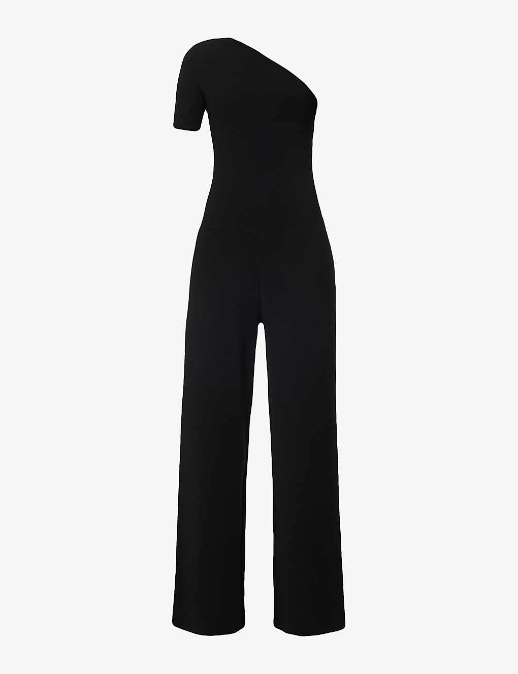 STELLA MCCARTNEY Asymmetric-neck Exposed-shoulder Knitted Jumpsuit 3 STELLA MCCARTNEY Asymmetric-neck Exposed-shoulder Knitted Jumpsuit