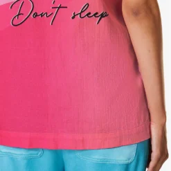 The Rose Tint Shirt Graphic-print Regular-fit Cotton And Linen-blend Shirt -Default Template 2 R04161068 AZALEA ALT04