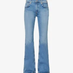 CITIZENS OF HUMANITY Isola Faded Flared Mid-rise Stretch-denim Jeans