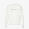 Brand-embroidered Ribbed-trim Cotton-blend Sweatshirt -Default Template 2 R04166218 OFFWHITE M