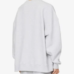 Logo-embroidered Organic-cotton Sweatshirt 10 Logo-embroidered Organic-cotton Sweatshirt -Default Template 2 R04166479 LIGHTGREY ALT03