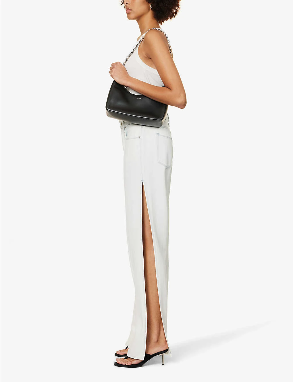 GOOD AMERICAN Good Boy Side-split Relaxed-fit Denim-blend Jeans 5 GOOD AMERICAN Good Boy Side-split Relaxed-fit Denim-blend Jeans - Image 3