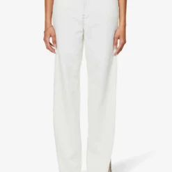 GOOD AMERICAN Good Boy Side-split Relaxed-fit Denim-blend Jeans 12 GOOD AMERICAN Good Boy Side-split Relaxed-fit Denim-blend Jeans -Default Template 2 R04166599 INDIGO497 ALT03