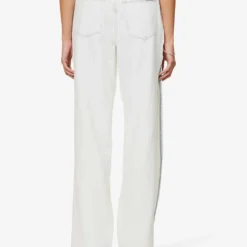 GOOD AMERICAN Good Boy Side-split Relaxed-fit Denim-blend Jeans 13 GOOD AMERICAN Good Boy Side-split Relaxed-fit Denim-blend Jeans -Default Template 2 R04166599 INDIGO497 ALT04