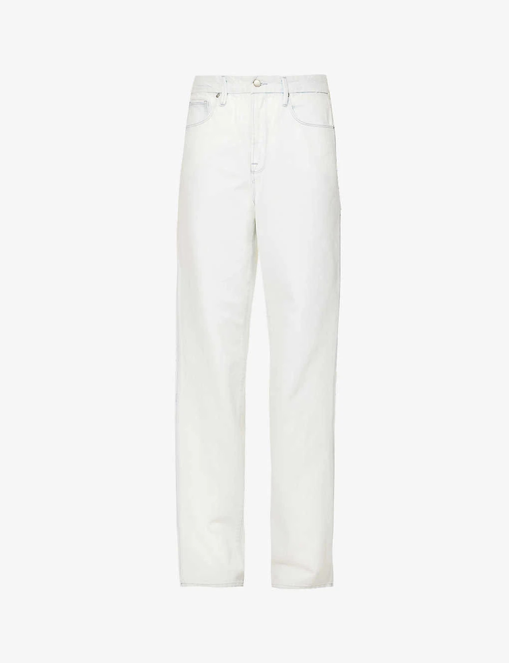 GOOD AMERICAN Good Boy Side-split Relaxed-fit Denim-blend Jeans 3 GOOD AMERICAN Good Boy Side-split Relaxed-fit Denim-blend Jeans