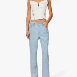 GOOD AMERICAN Good '90s Straight-leg Mi-rise Denim-blend Jeans -Default Template 2 R04166600 INDIGO498 ALT02