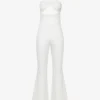 Halterneck Cut-out Woven Jumpsuit -Default Template 2 R04167252 WHITE M