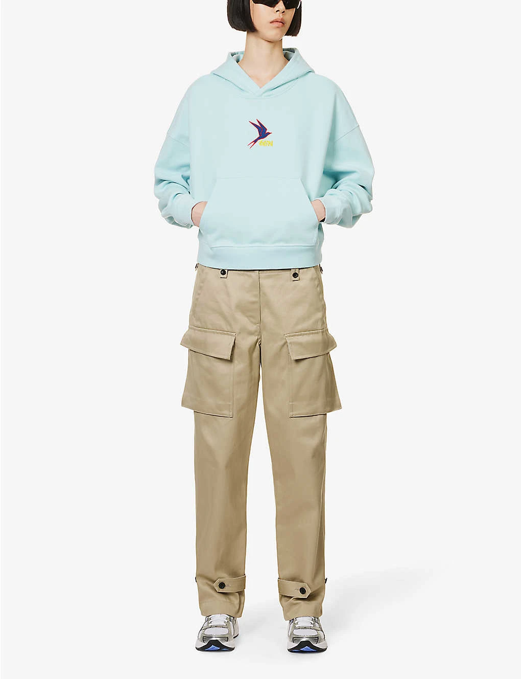 Exclusive Unisex Kria Logo-embroidered Organic Cotton And Recycled Polyester-blend Hoody 4 Exclusive Unisex Kria Logo-embroidered Organic Cotton And Recycled Polyester-blend Hoody - Image 2