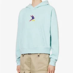 Exclusive Unisex Kria Logo-embroidered Organic Cotton And Recycled Polyester-blend Hoody 9 Exclusive Unisex Kria Logo-embroidered Organic Cotton And Recycled Polyester-blend Hoody -Default Template 2 R04168671 BLUE ALT02