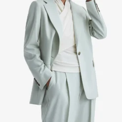 Reiss Eli Stretch-woven Wrap Top -Default Template 2 R04169178 CREAM ALT04