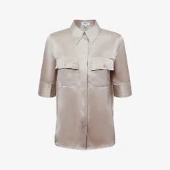 Reiss Aubrey Short-sleeve Silk Shirt