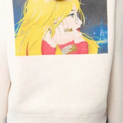 Zadig & Voltaire Georgy Moon Logo-motif Cotton-blend Hoody -Default Template 2 R04171159 BEIGECHINE ALT04