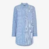 Whistles Millie Stripe Oversized Cotton Shirt -Default Template 2 R04175228 MULTICOLOURED M