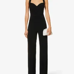 Norma Kamali Cayla Straight-leg Stretch-woven Jumpsuit 8 Norma Kamali Cayla Straight-leg Stretch-woven Jumpsuit -Default Template 2 R04179607 BLACK ALT01