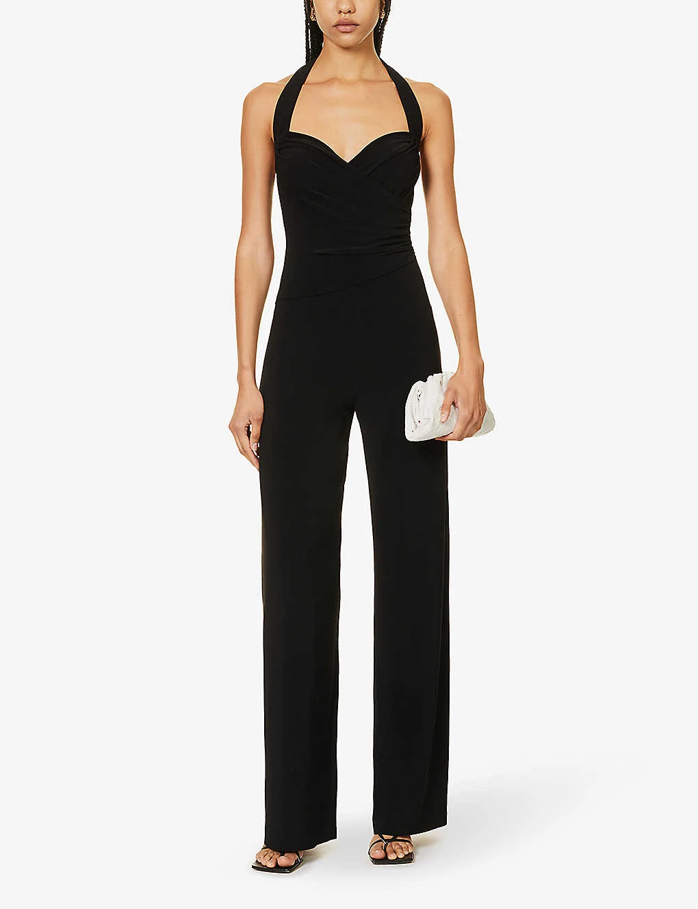 Norma Kamali Cayla Straight-leg Stretch-woven Jumpsuit 4 Norma Kamali Cayla Straight-leg Stretch-woven Jumpsuit - Image 2