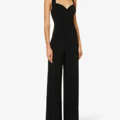 Norma Kamali Cayla Straight-leg Stretch-woven Jumpsuit 9 Norma Kamali Cayla Straight-leg Stretch-woven Jumpsuit -Default Template 2 R04179607 BLACK ALT02