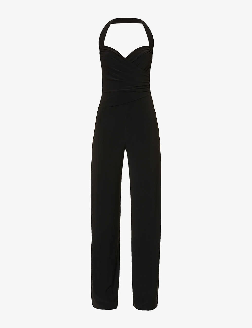 Norma Kamali Cayla Straight-leg Stretch-woven Jumpsuit 3 Norma Kamali Cayla Straight-leg Stretch-woven Jumpsuit