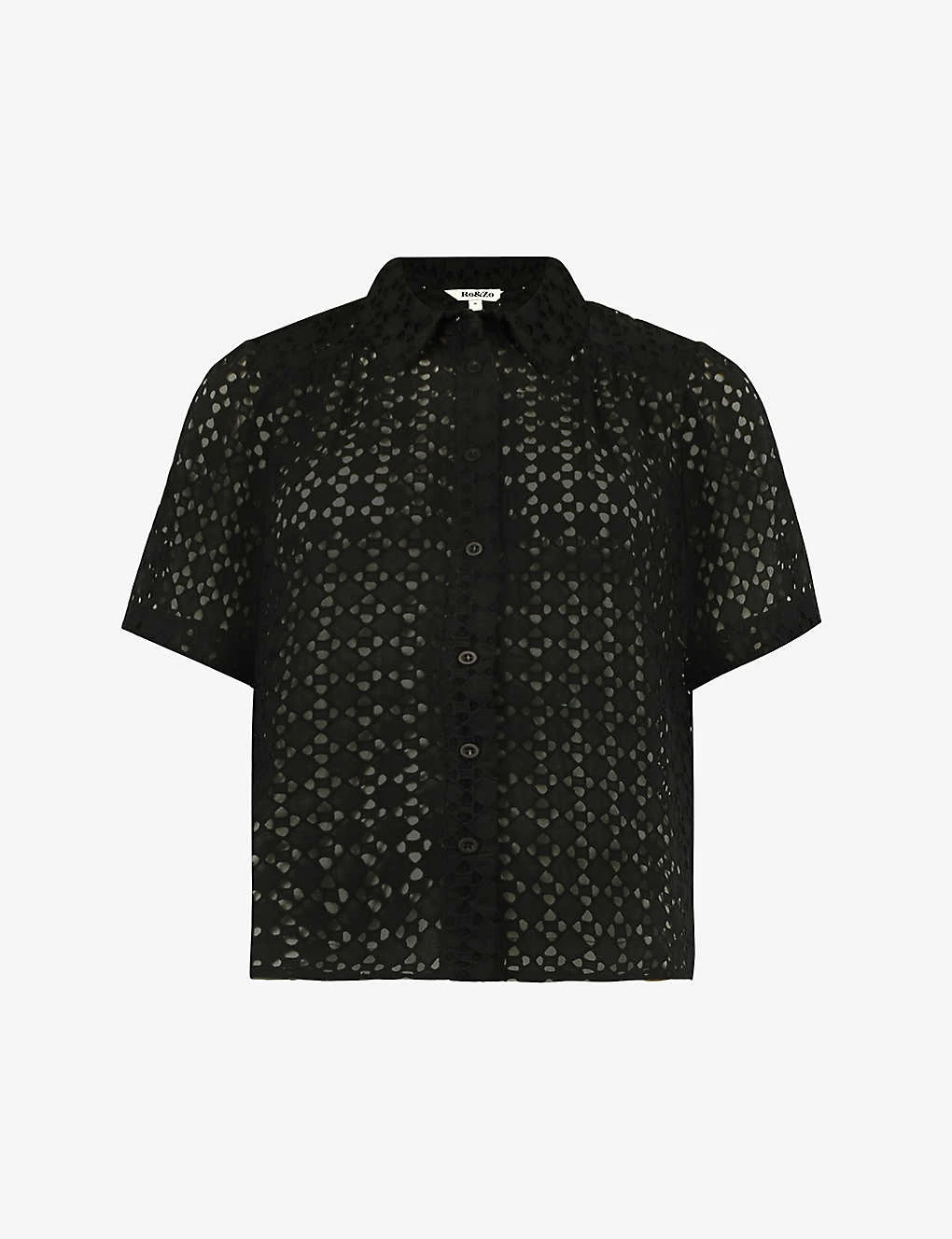 Broderie-anglaise Boxy Cotton Shirt
