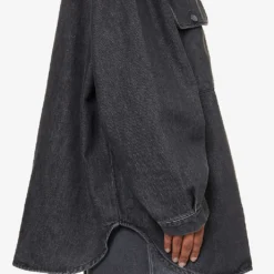 Dallas Oversized Faded-wash Denim Shirt 11 Dallas Oversized Faded-wash Denim Shirt -Default Template 2 R04186445 DARKGREY ALT04